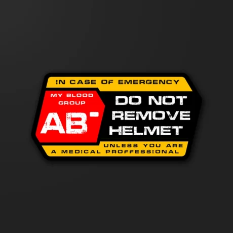 AB Negative | Blood Group Sticker