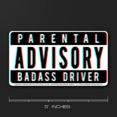 Parental Advisory | Car Sticker