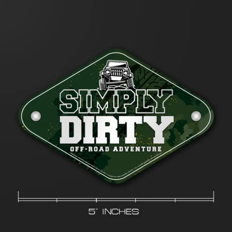 Simply Dirty | Car Sticker