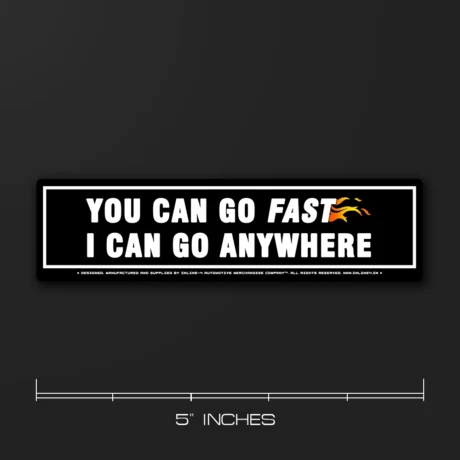 Go Anywhere | Car Sticker