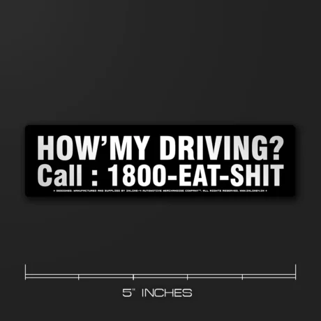 Call 1800 | Car Sticker