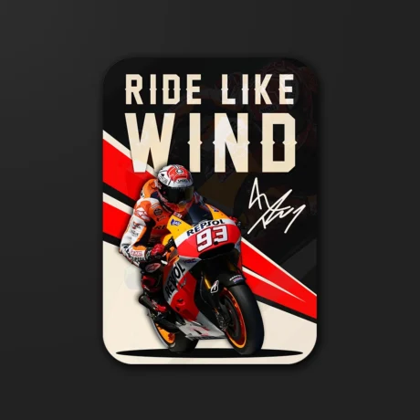 Ride like Wind | Sticker