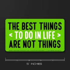 The Best things | Car Sticker