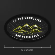 To the Mountains | Car Sticker