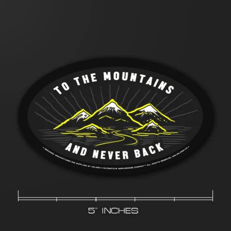 To the Mountains | Car Sticker