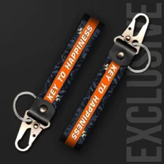 Key to Happiness | Moto Keychain