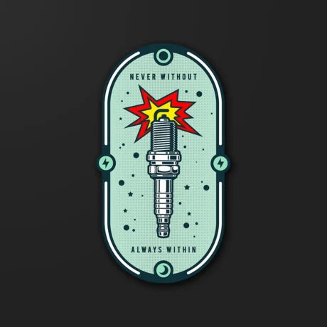 Sparkplug | Sticker