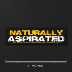 Naturally Aspirated | Car Sticker