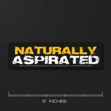 Naturally Aspirated | Car Sticker