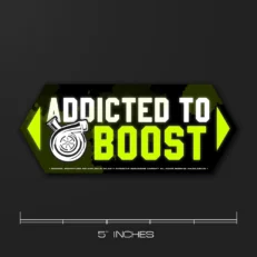 Addicted to Boost | Car Sticker