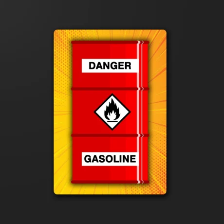 Gasoline | Sticker