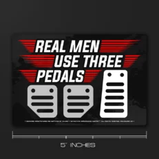 Real Men | Car Sticker