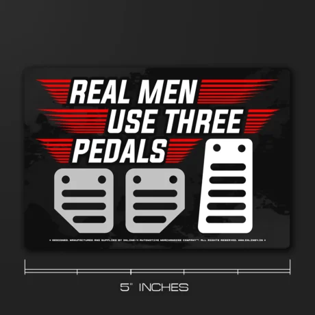 Real Men | Car Sticker