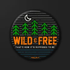 Wild & Free | Badge