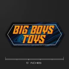 Big Boys Toys | Car Sticker