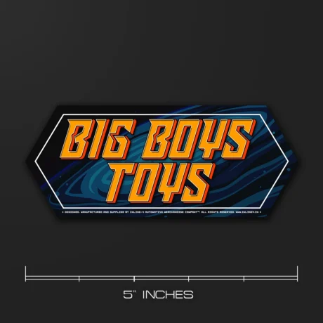 Big Boys Toys | Car Sticker