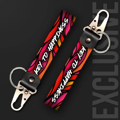 Key to Happiness 2.0 | Moto Keychain