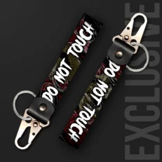 Do not Touch  | Moto Keychain