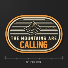 Mountains Are Calling | Car Sticker