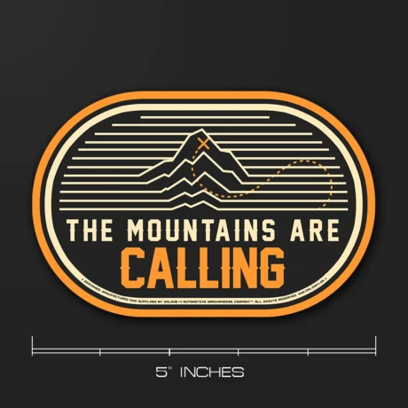 Mountains Are Calling | Car Sticker