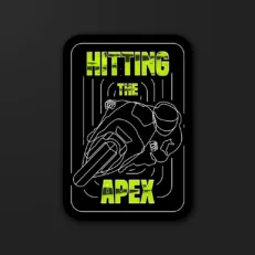 Hitting the Apex | Sticker