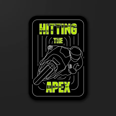Hitting the Apex | Sticker