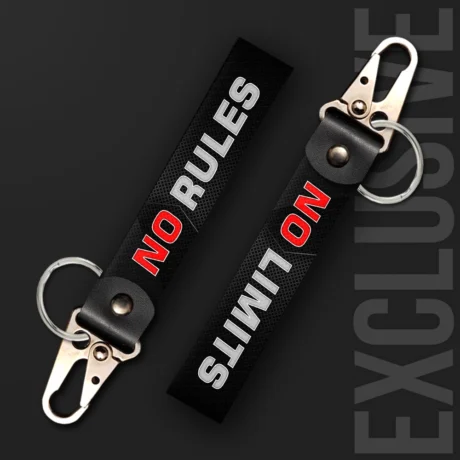 No Rules | Moto Keychain