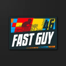 Fast Guy 46 | Sticker