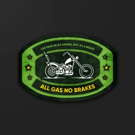 All Gas No Brakes | Sticker