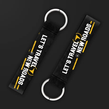 Lets Travel New Roads | Keychain