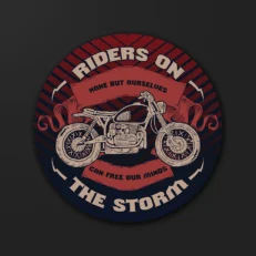 Riders on the Storm | Sticker