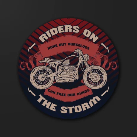 Riders on the Storm | Sticker