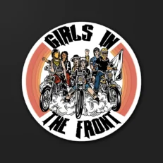 Girls in the front | Sticker
