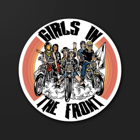 Girls in the front | Sticker