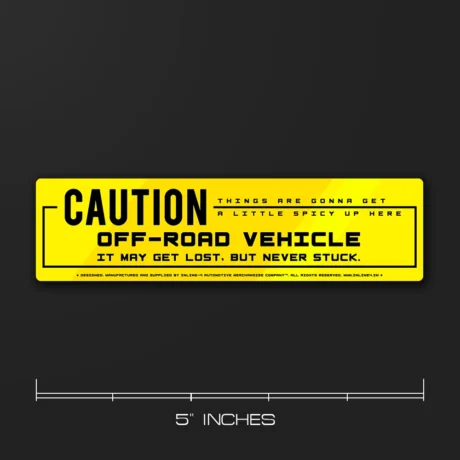 Caution | Car Sticker