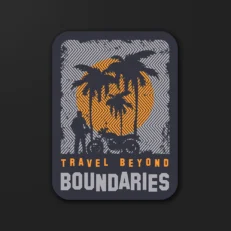 Travel beyond Boundaries | Sticker