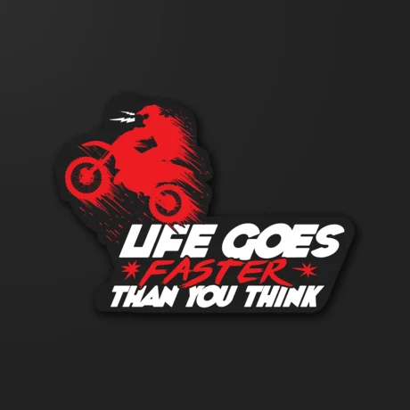 Life Goes Faster | Sticker