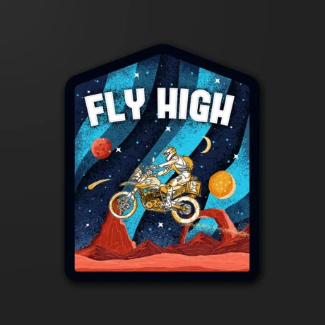 Fly High | Sticker