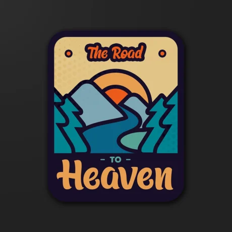 Road to Heaven | Sticker