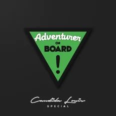 Adventurer On Board - By Candida Louis | Sticker