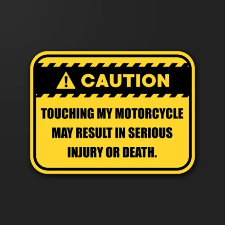 Caution | Sticker