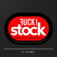 F**k Stock | Car Sticker