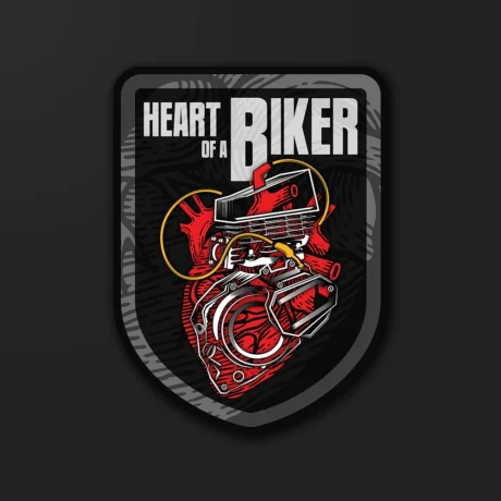 Heart of a Biker | Sticker