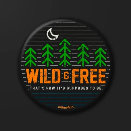 Wild and Free | Badge